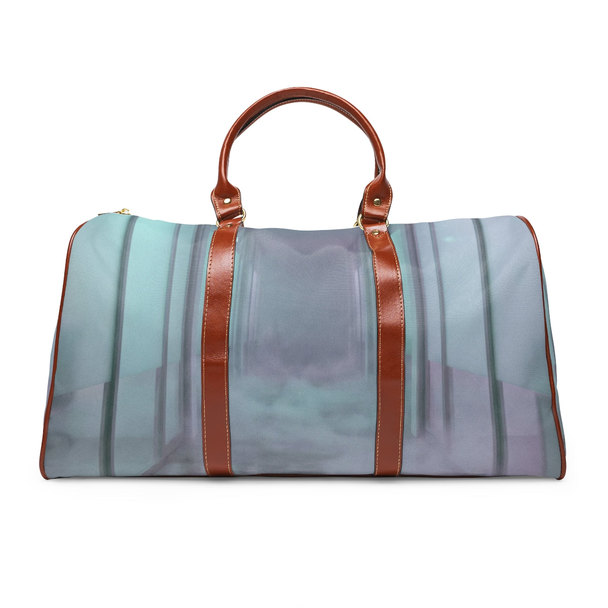Waterproof Travel Bag - Liminal Corridor Fog Art Print |...