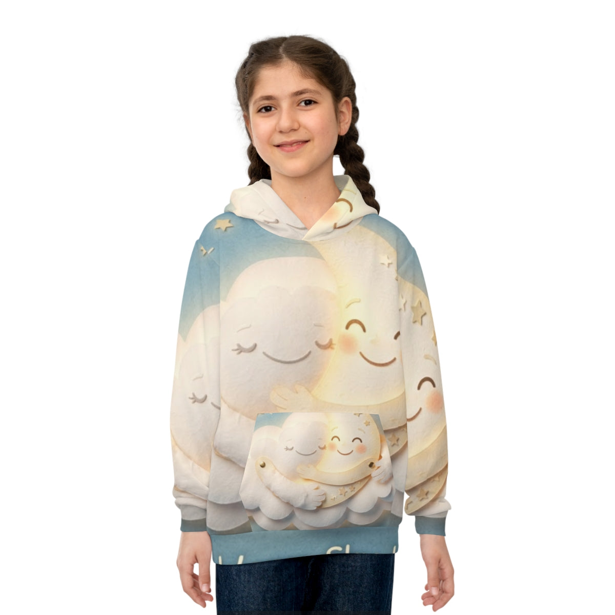 Children's Hoodie - Sky Hug Cozy Warmth | Echovira Gallery