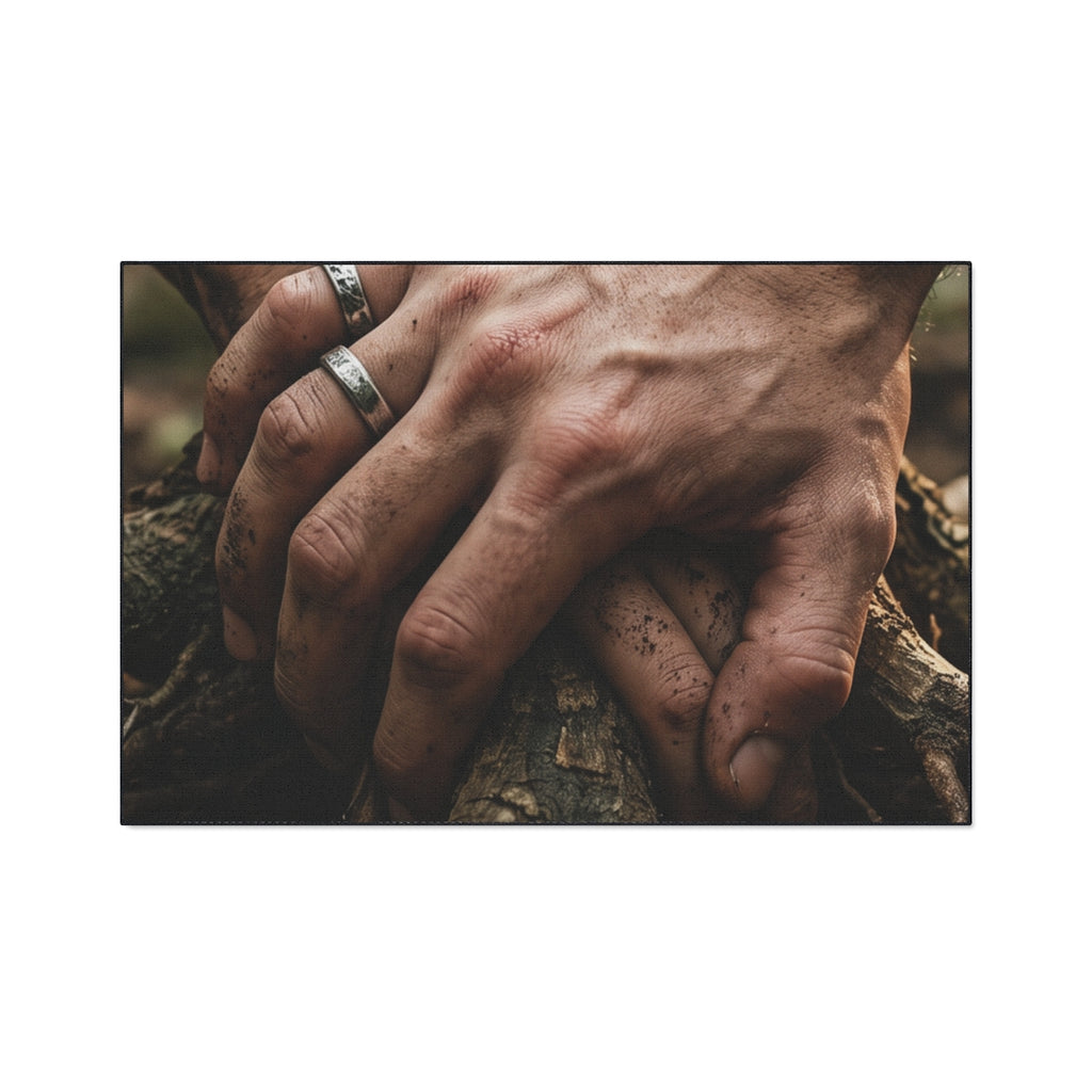 Heavy Duty Floor Mat Forest Roots & Hands Art