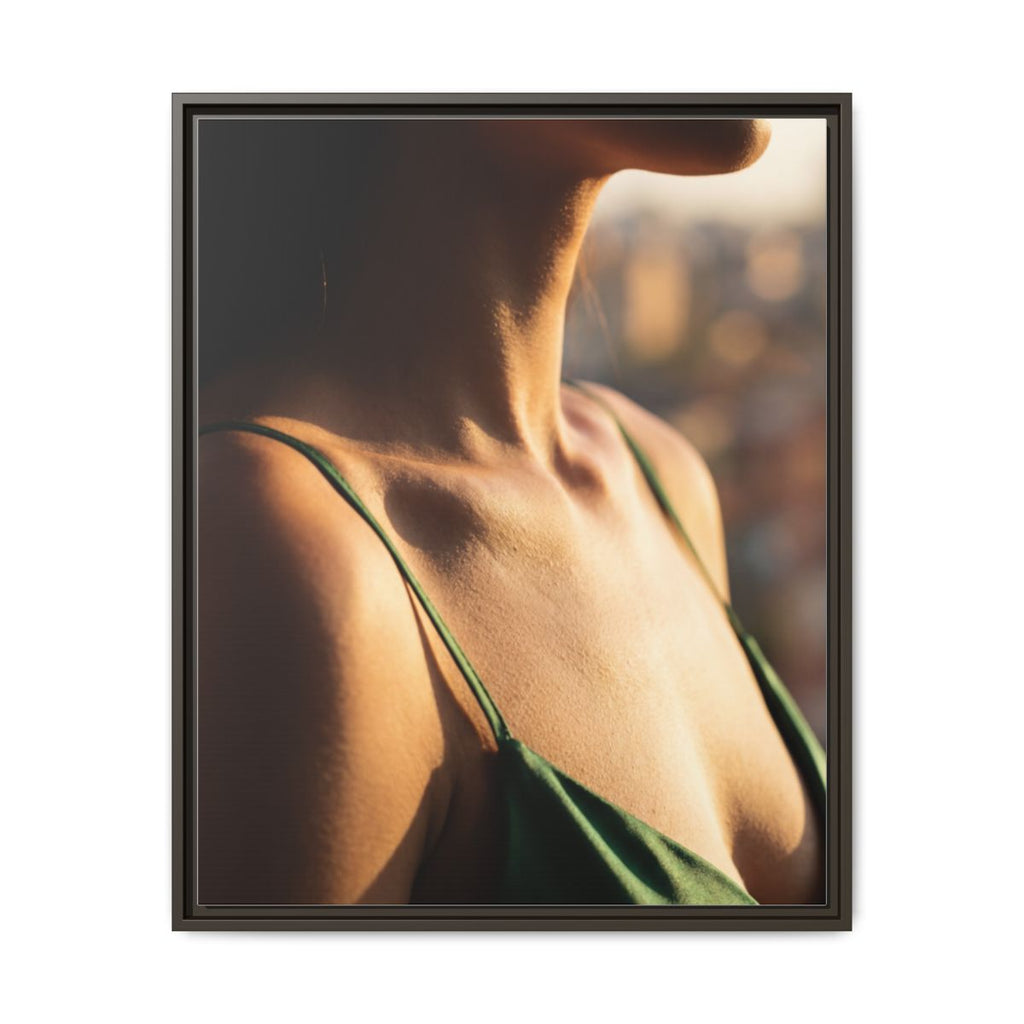 Framed Matte Canvas - Sunlit Muse