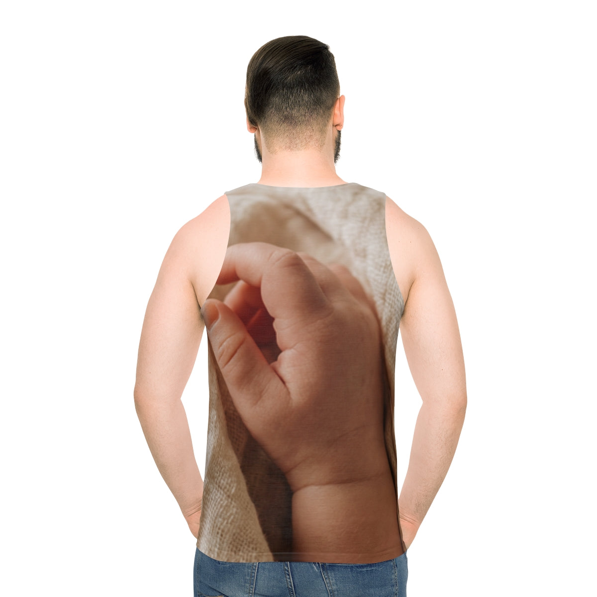 Men's Tank Top - Cozy Cream Style | Echovira Gallery