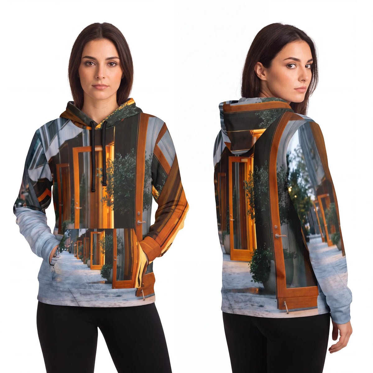 Athletic Hoodie - Twilight Promenade Sport | Echovira...