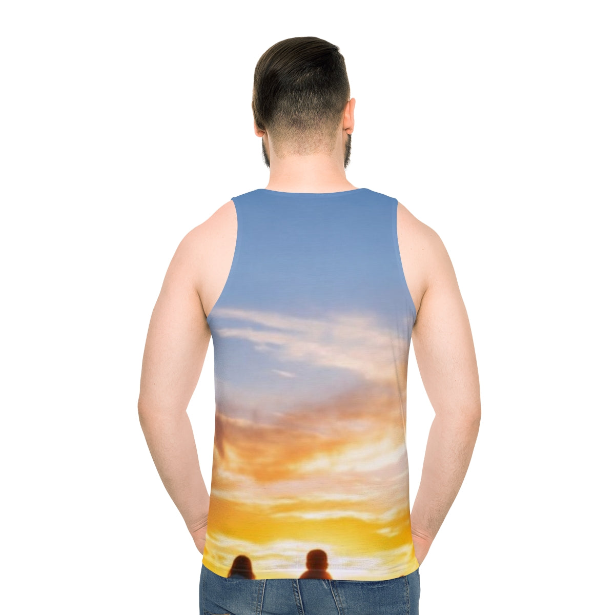 Men's Tank Top - Sunset Mountain Ridge | Echovira Gallery