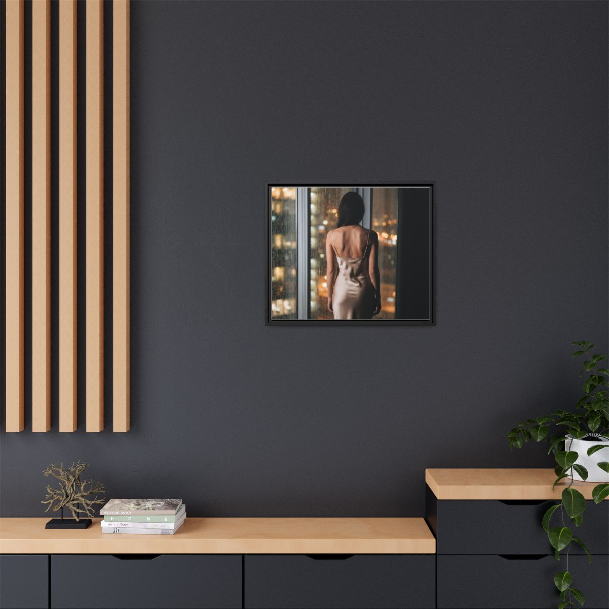 Framed Matte Canvas - Cinematic Nights