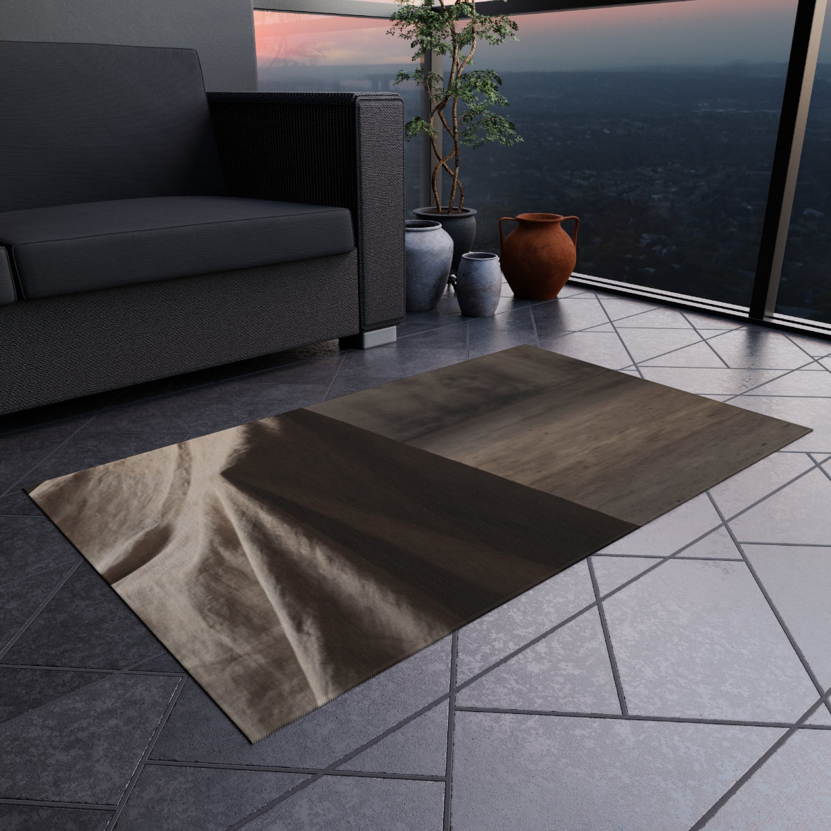 Outdoor Rug - Solitary Drape Courtyard Ground | Echovira...
