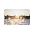 Golden Hour Crowd Celebration Bath Mat