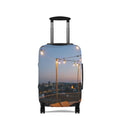 Luggage Cover - Twilight Rooftop Terrace Canvas Art |...