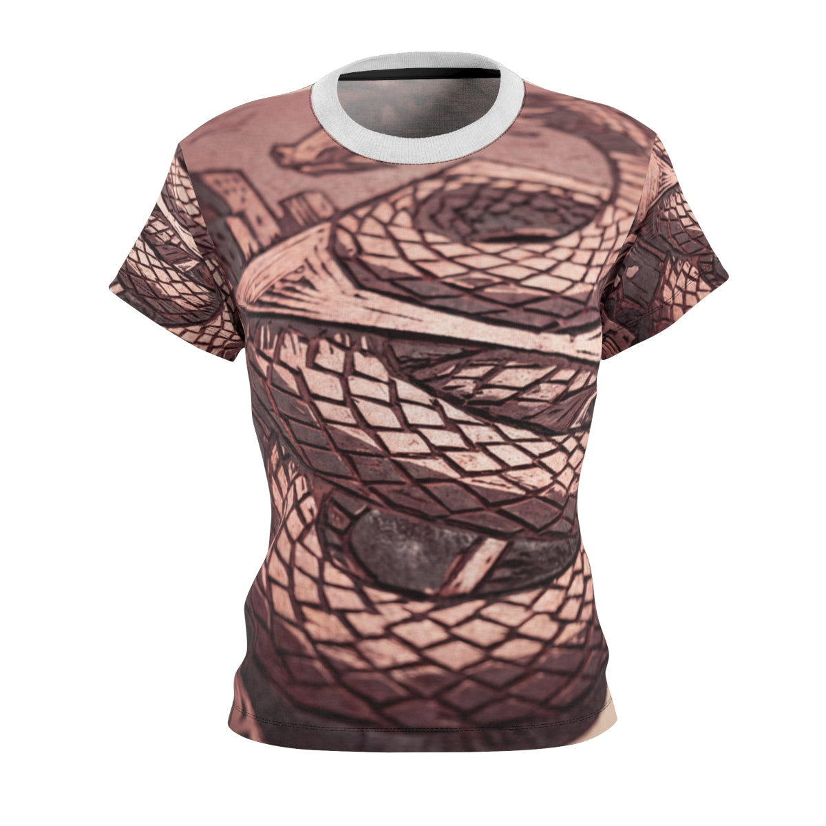 Women's Cut & Sew Tee - Urban Dragon Spire | Echovira...