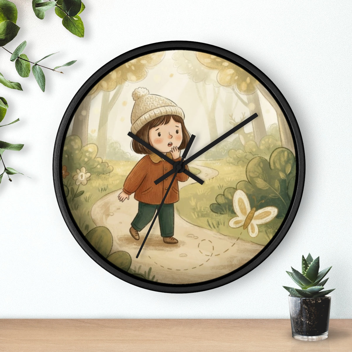 Wall Clock - Woodland Moments | Echovira Gallery