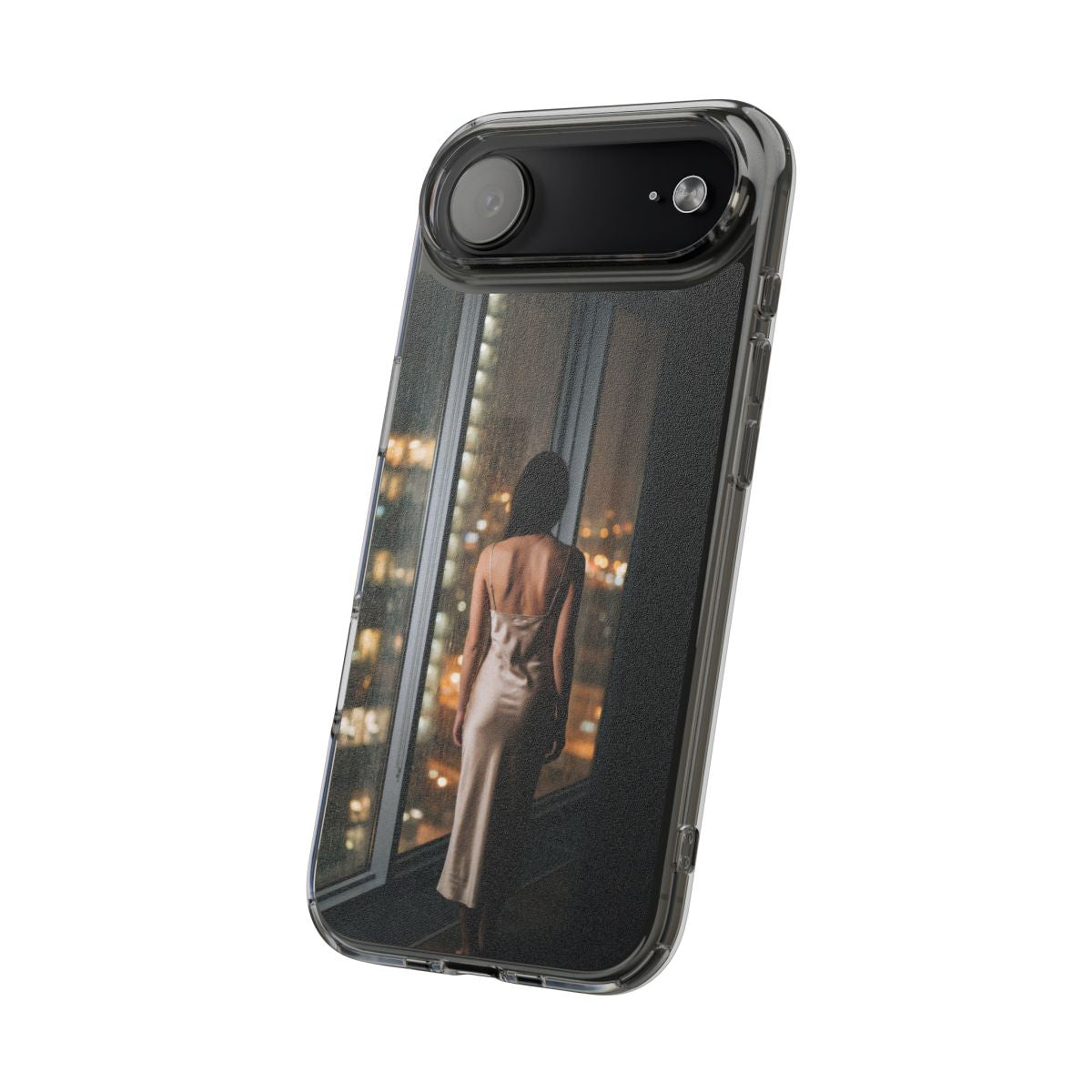 Clear Impact-Resistant Cases - Clear Phone Case - Rainy Mood...