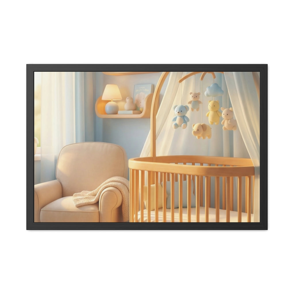Serene Nursery Framed Posters - Room Decor — Landscape