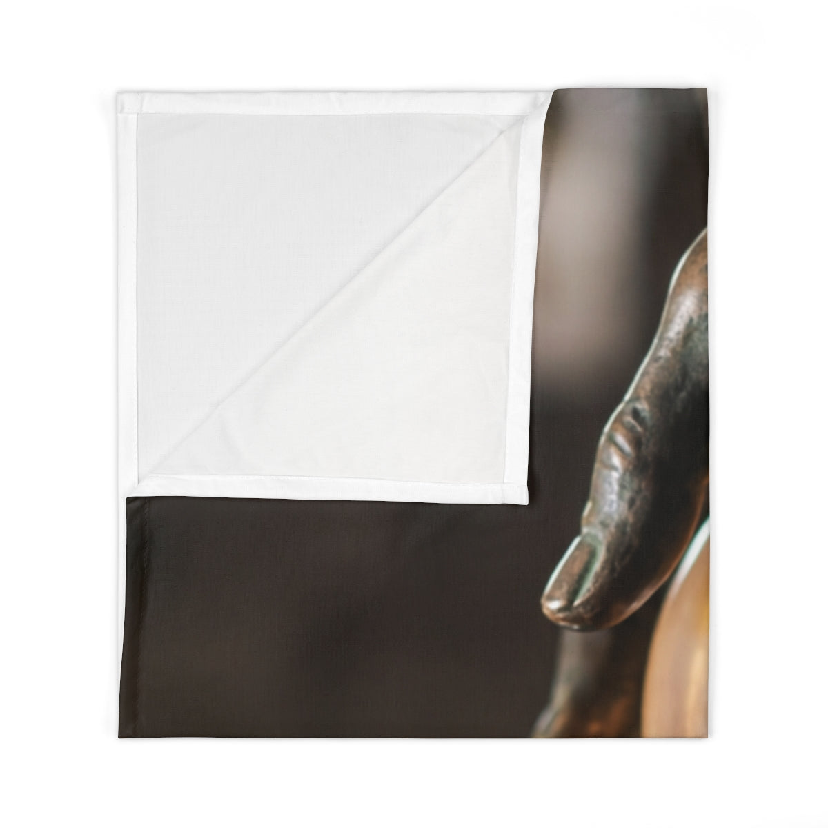 Mystic Bronze Hands Baby Swaddle Blanket