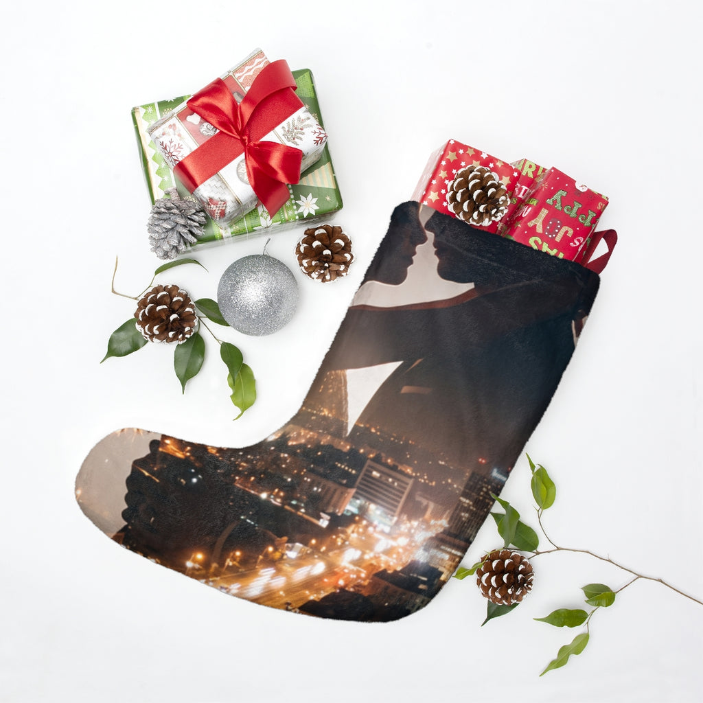 Christmas Stocking - Metropolitan Night | Echovira Gallery