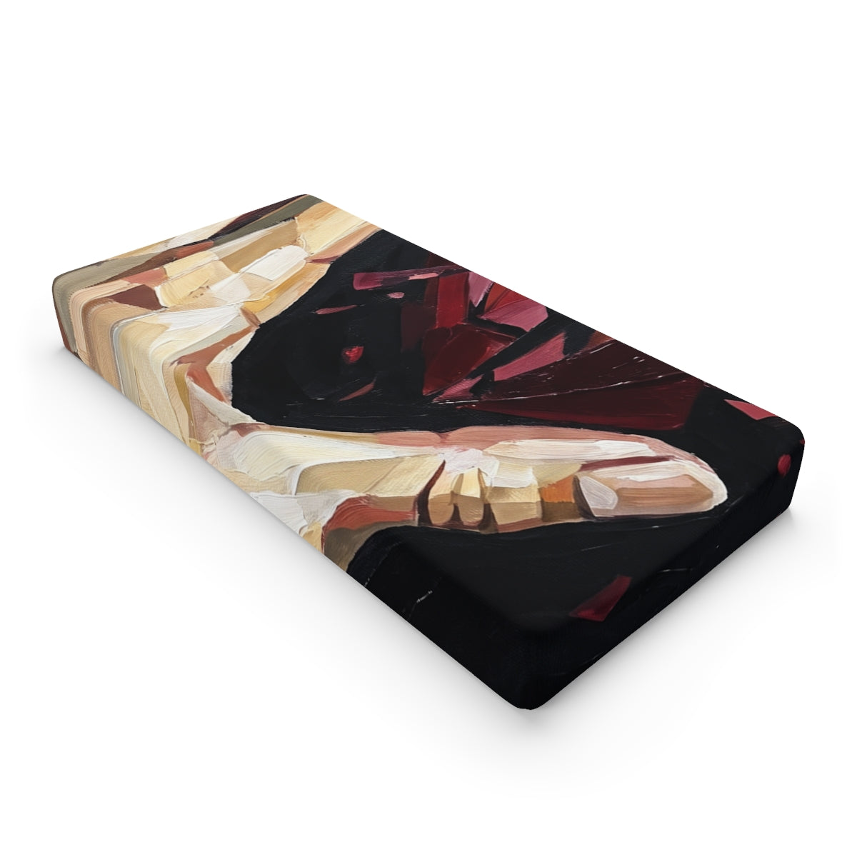 Baby Changing Pad Cover with Abstract Heart Art