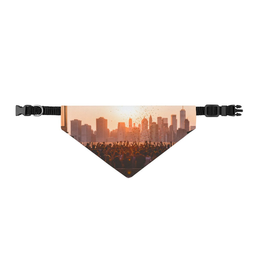 Clip-on Pet Bandana - City Lights