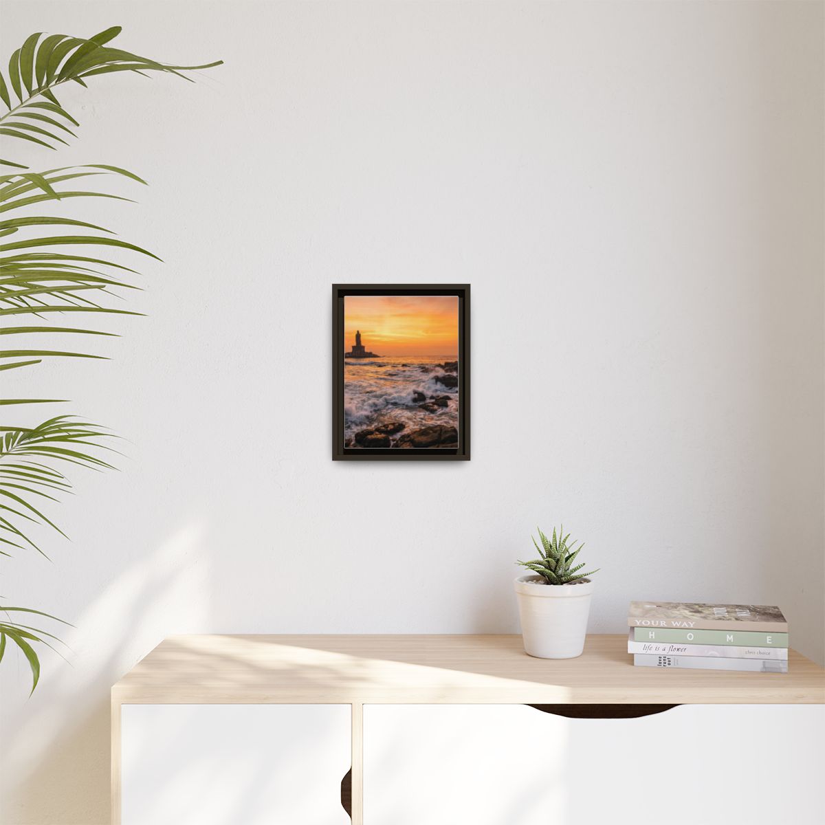 Framed Matte Canvas - Majestic Golden Coast