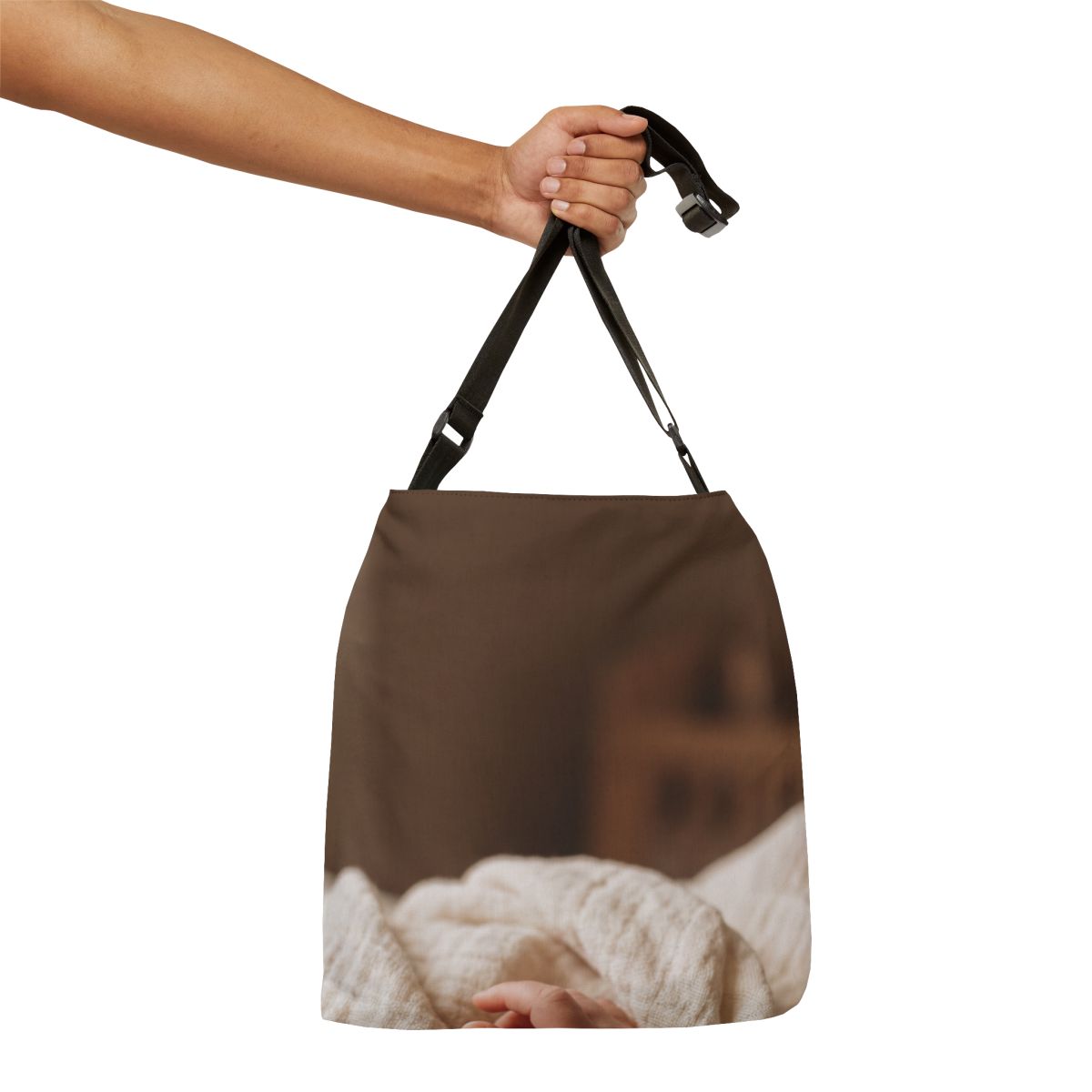Adjustable Tote Bag - Minimalist Cream