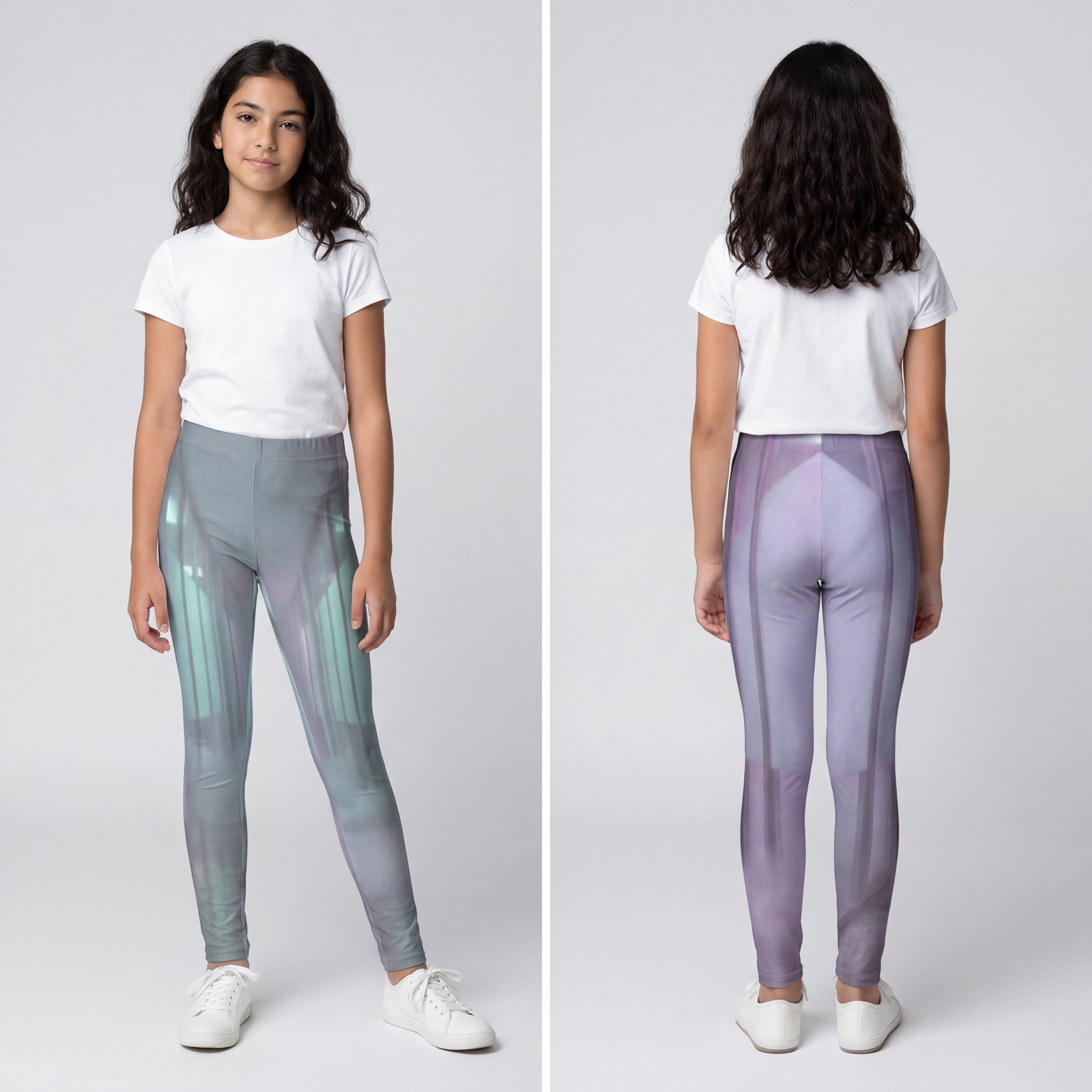 Youth Leggings - Ethereal Hallway
