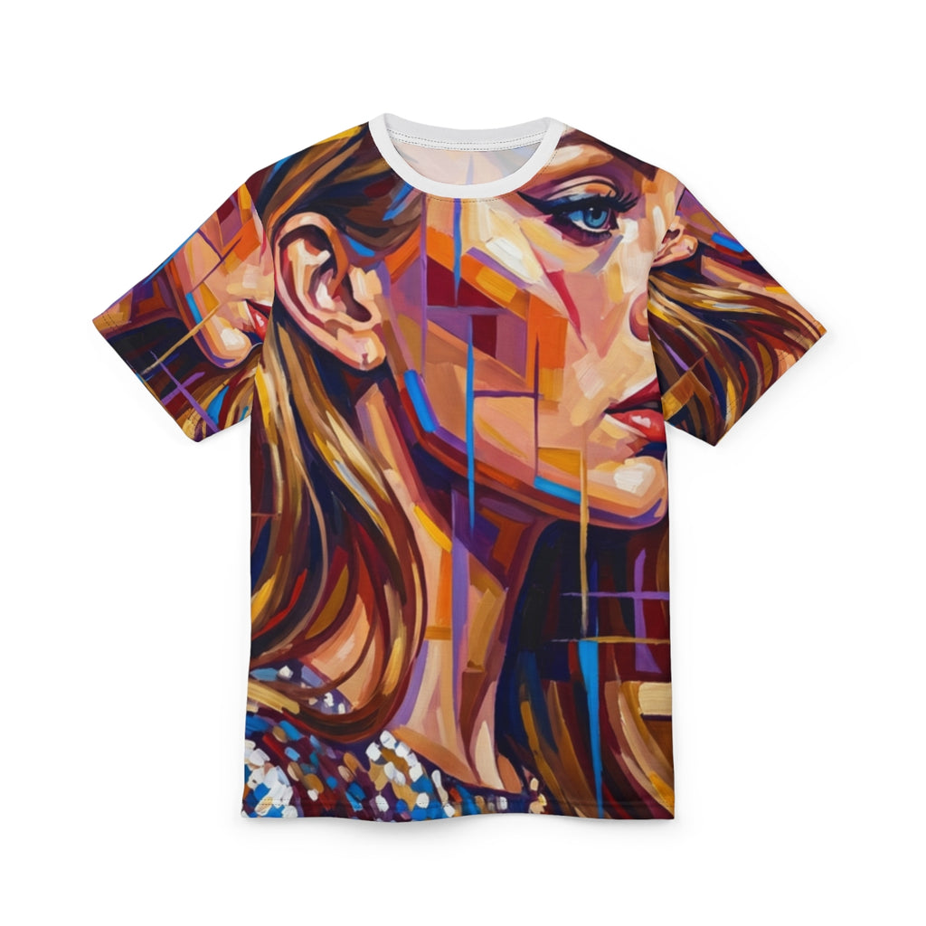 Men's Cut & Sew Tee - Shattered Elegance | Echovira Gallery