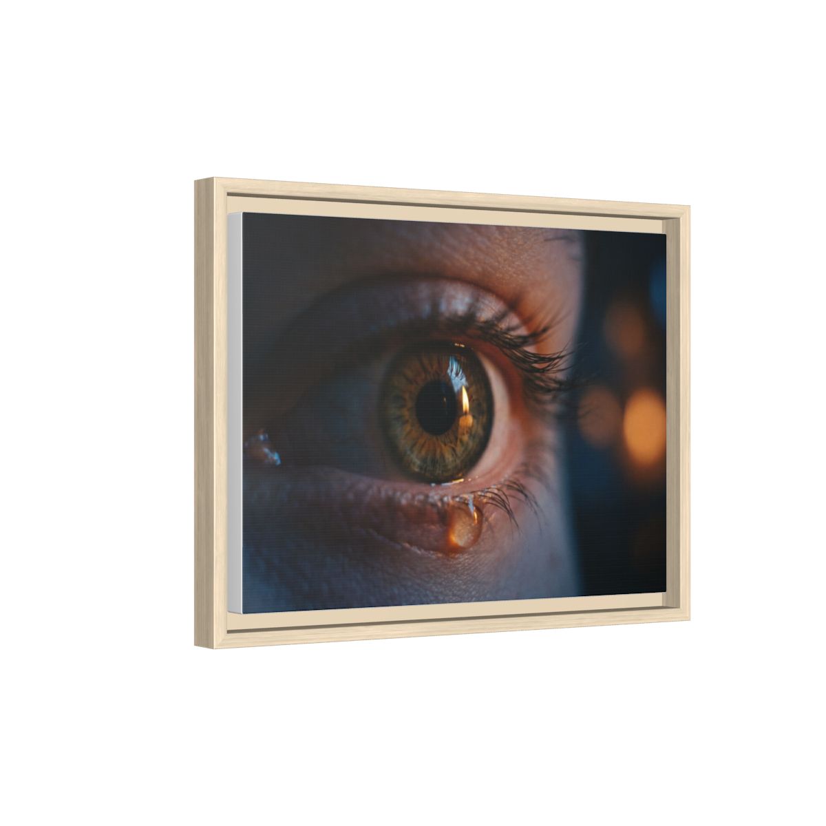 Framed Matte Canvas - Mystic Eye — Natural / 1.25"
