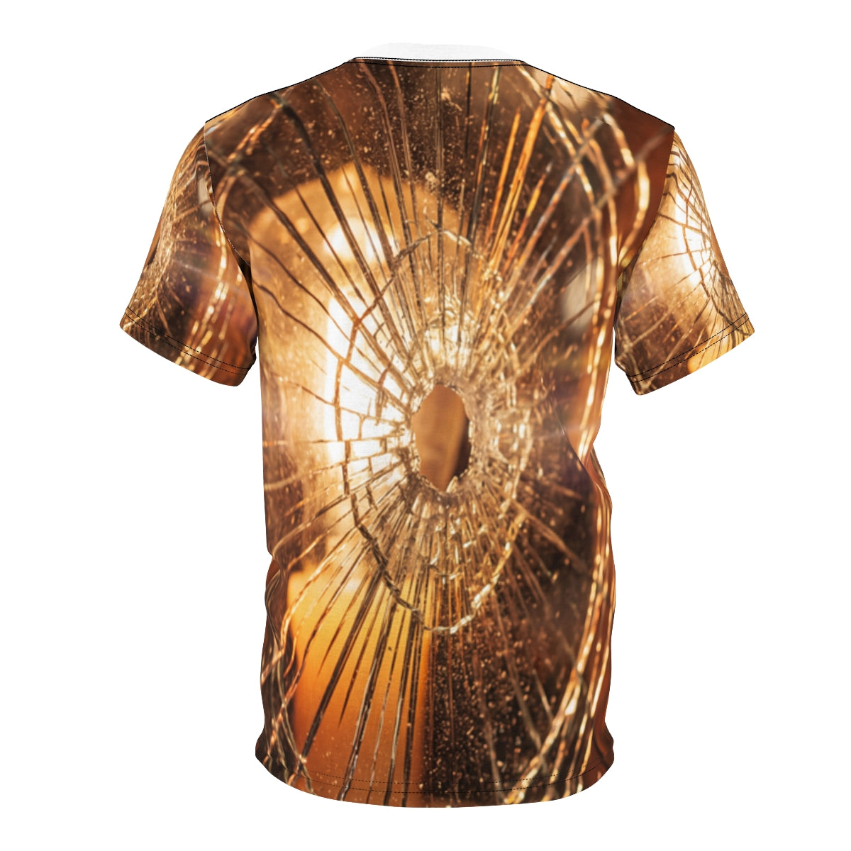 Men's Cut & Sew Tee - Shattered Gold | Echovira Gallery