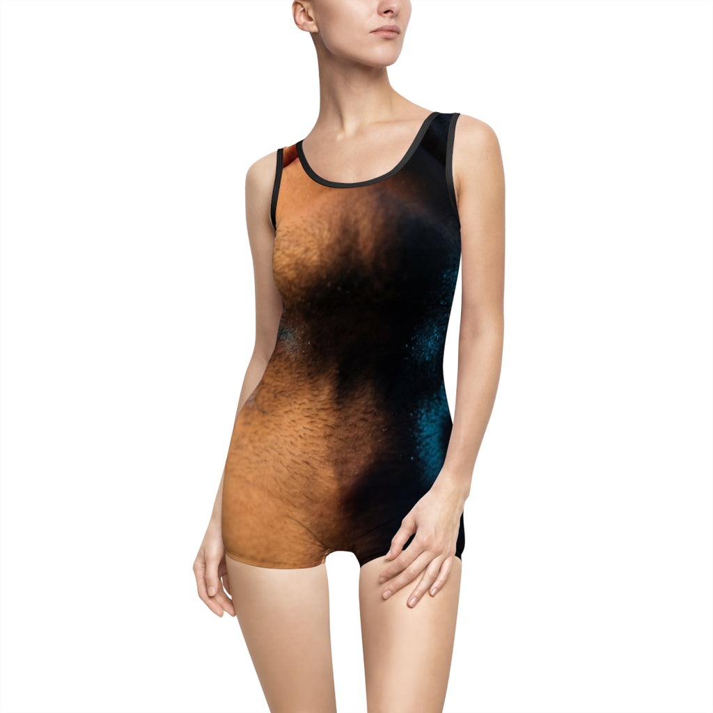 Women's Vintage Swimsuit - Neon Vibe