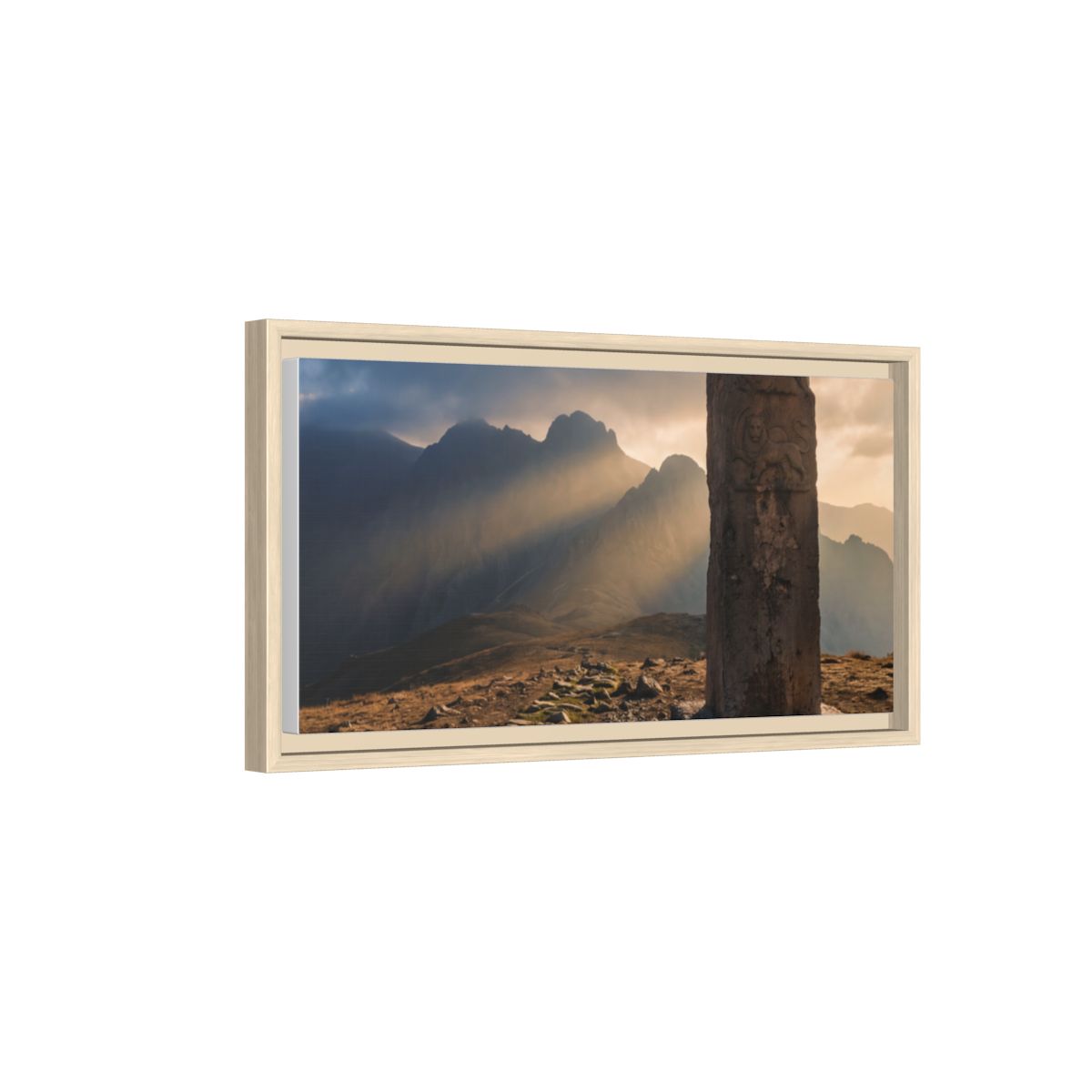 Framed Matte Canvas - Sun Peak