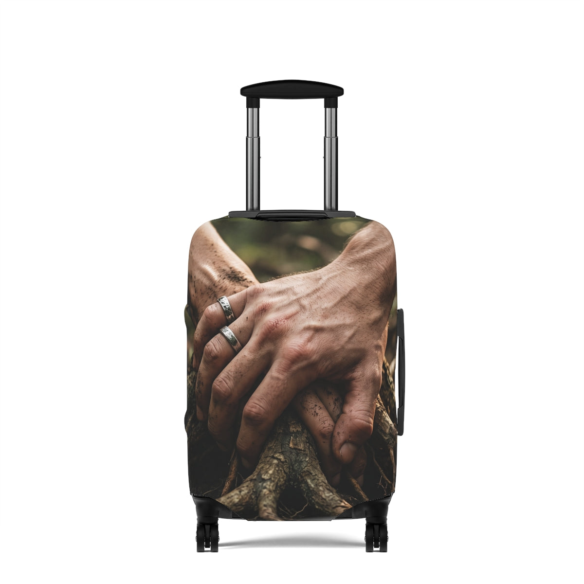 Luggage Cover with Forest Root Fine Art