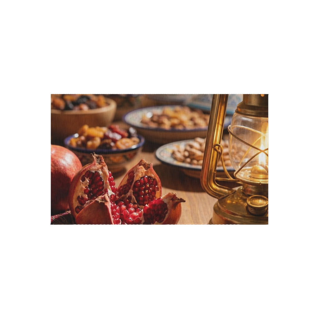 Outdoor Rug - Warm Sunset Feast | Echovira Gallery
