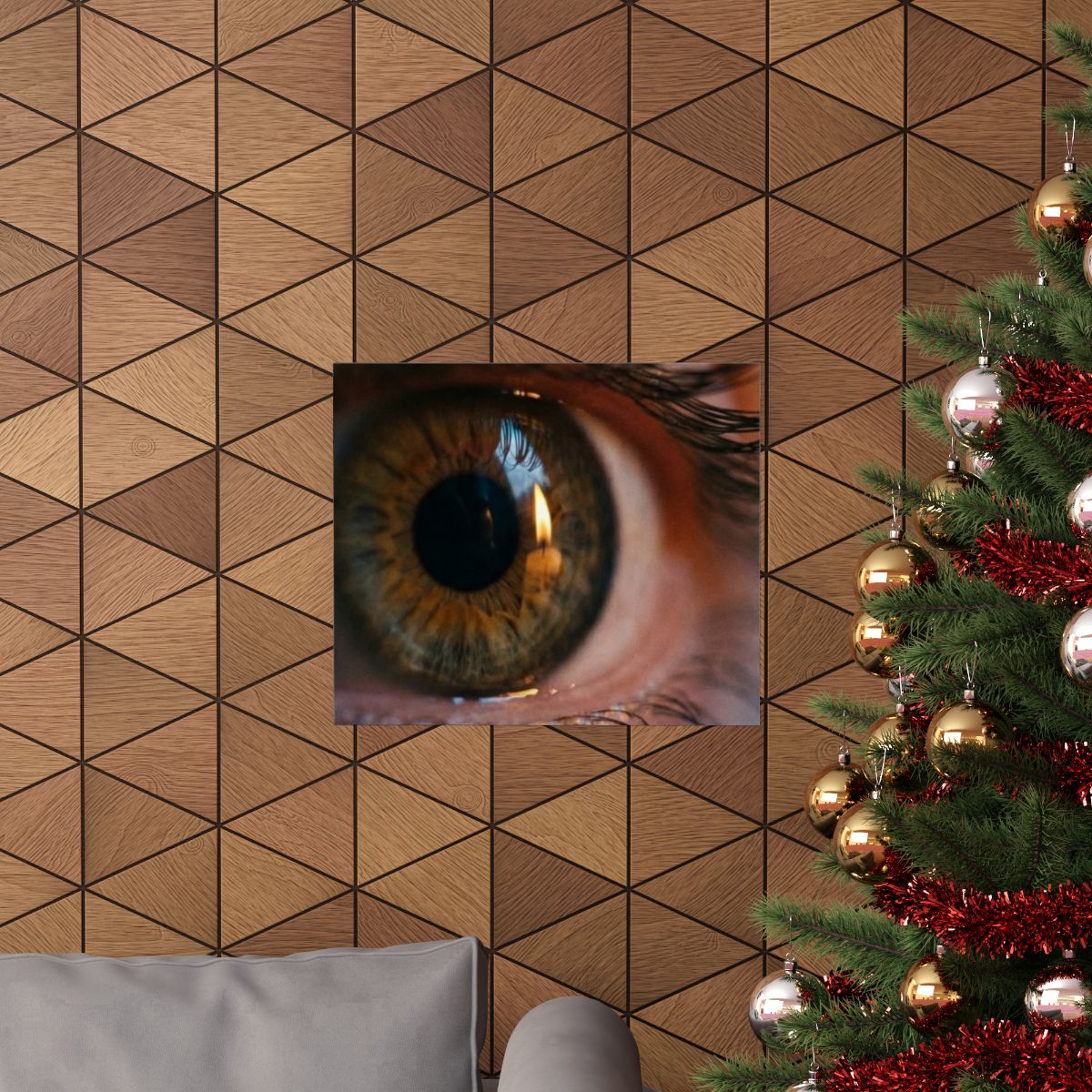 Matte Horizontal Posters - Amber Iris Reflection Fine Art......