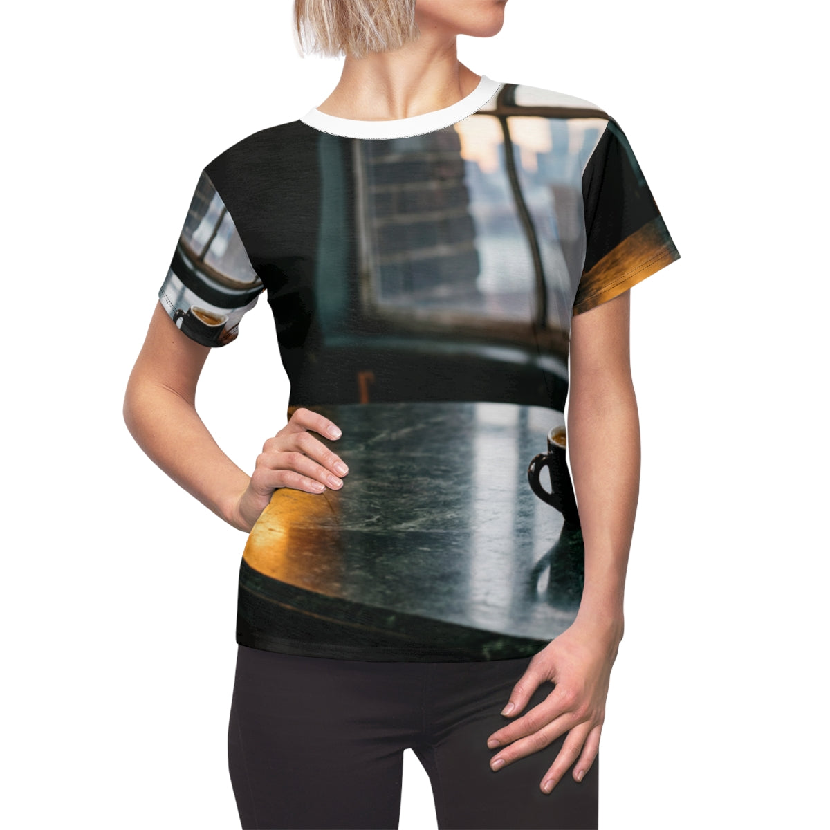 Women's Cut & Sew Tee - Dusk Hearth | Echovira Gallery