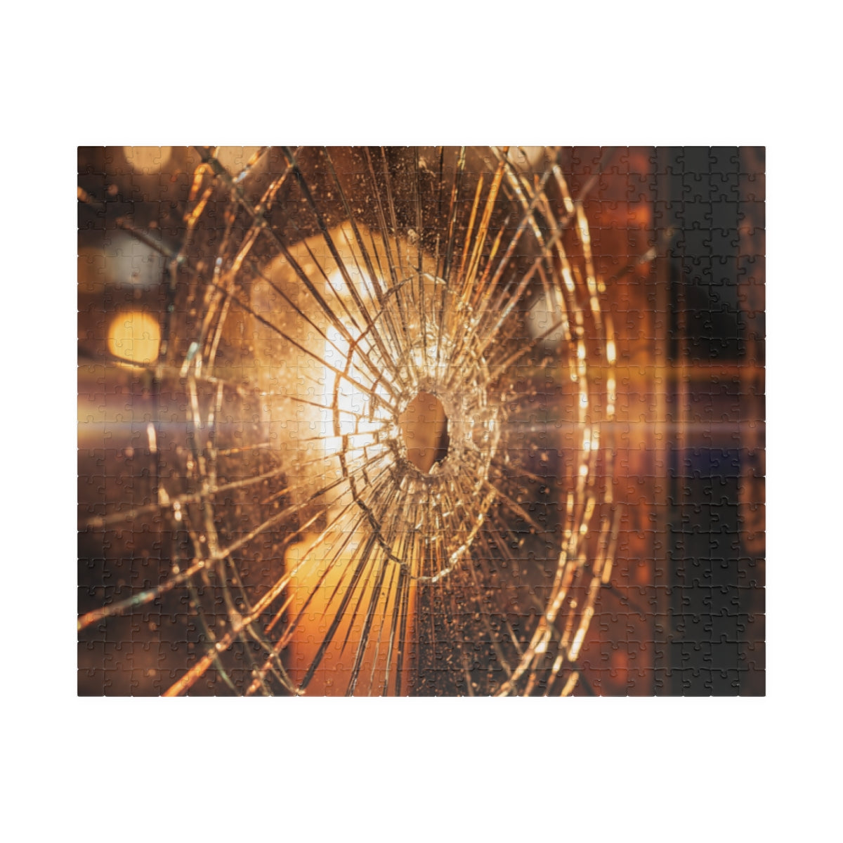 Puzzle - Fractured Light Shattered Glass Art | Echovira...