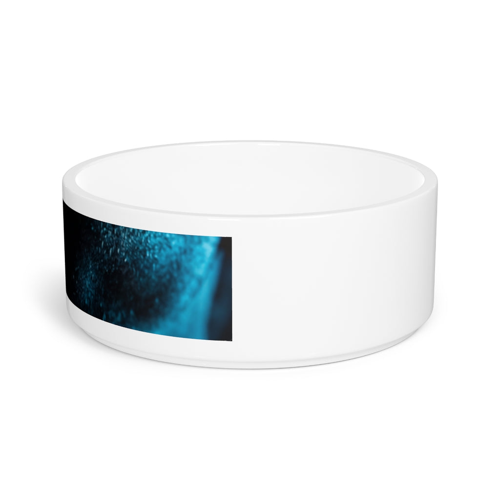 Pet Bowl - Neon Horizon Portrait | Echovira Gallery