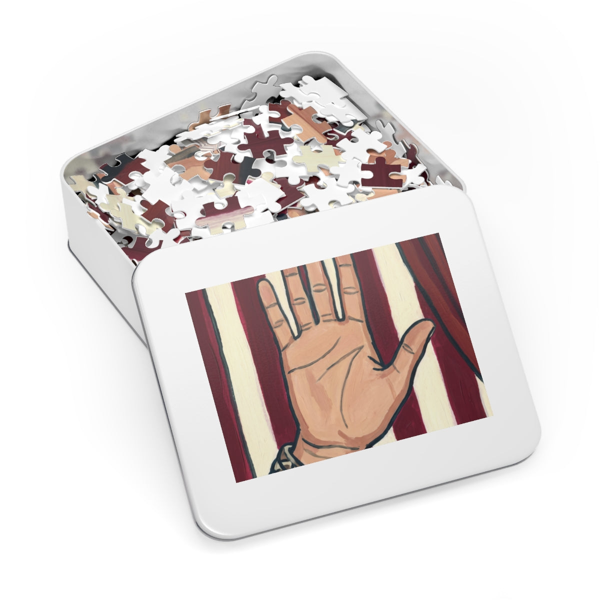 Jigsaw Puzzle with Tin - Modernist Redux Puzzle (30, 110......