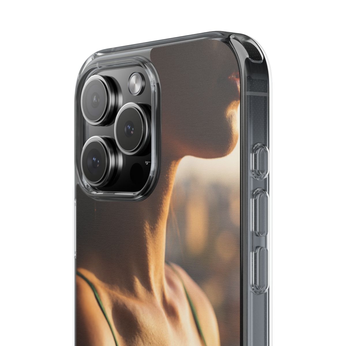 Clear Impact-Resistant Cases - Clear Phone Case - Emerald...