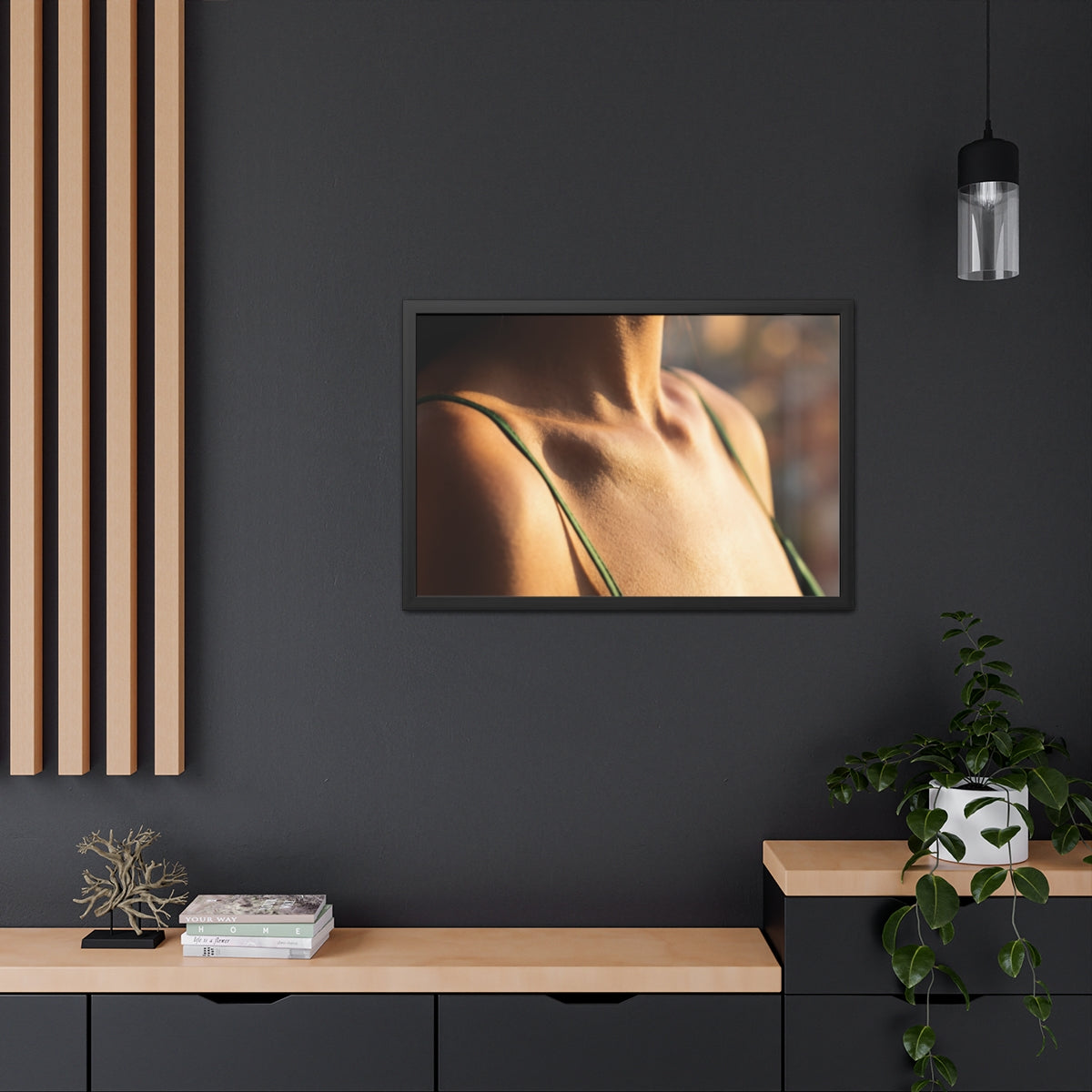 Framed Poster - Sunlit Muse Gallery Art — Landscape