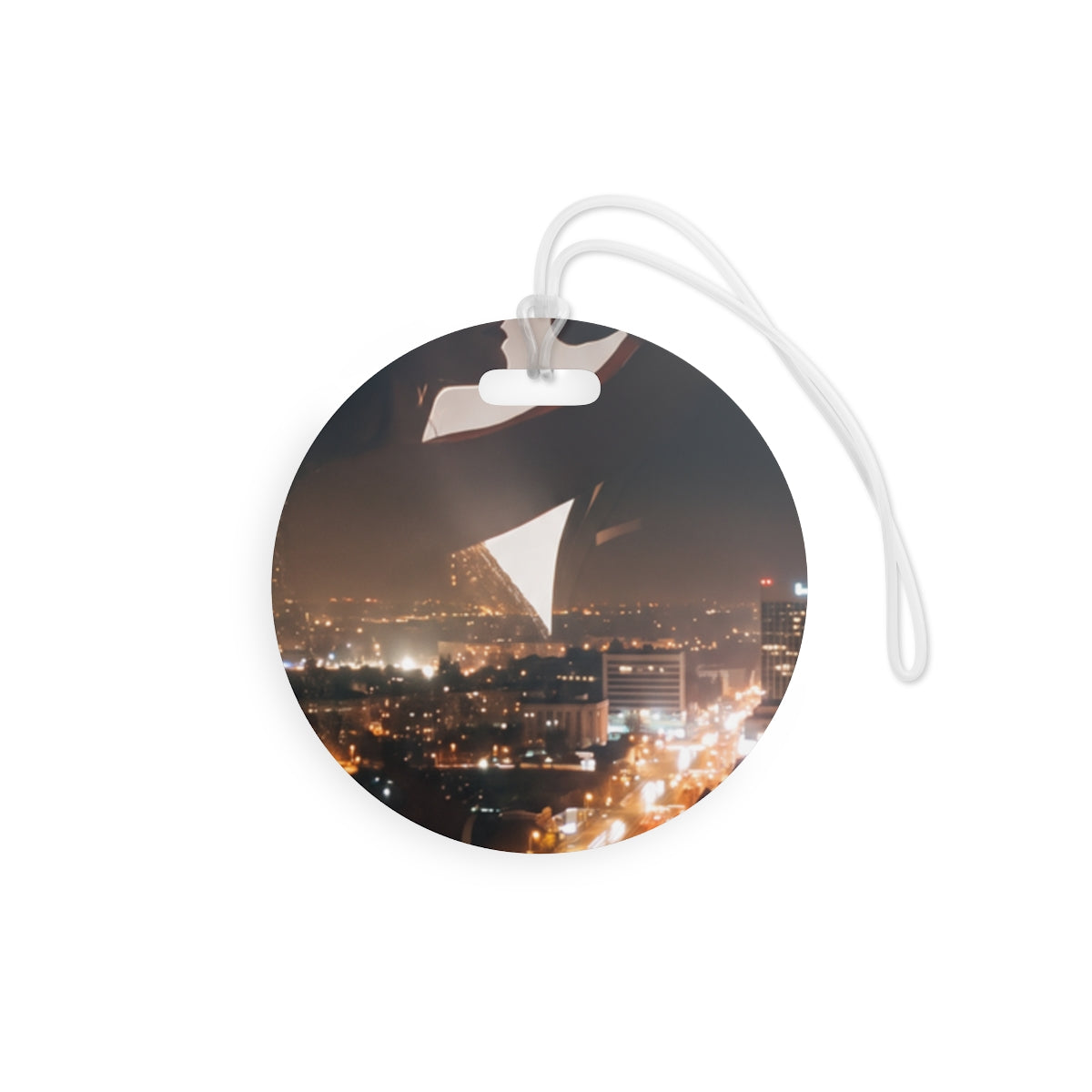 Luggage Tag - Midnight City Silhouette | Echovira Gallery