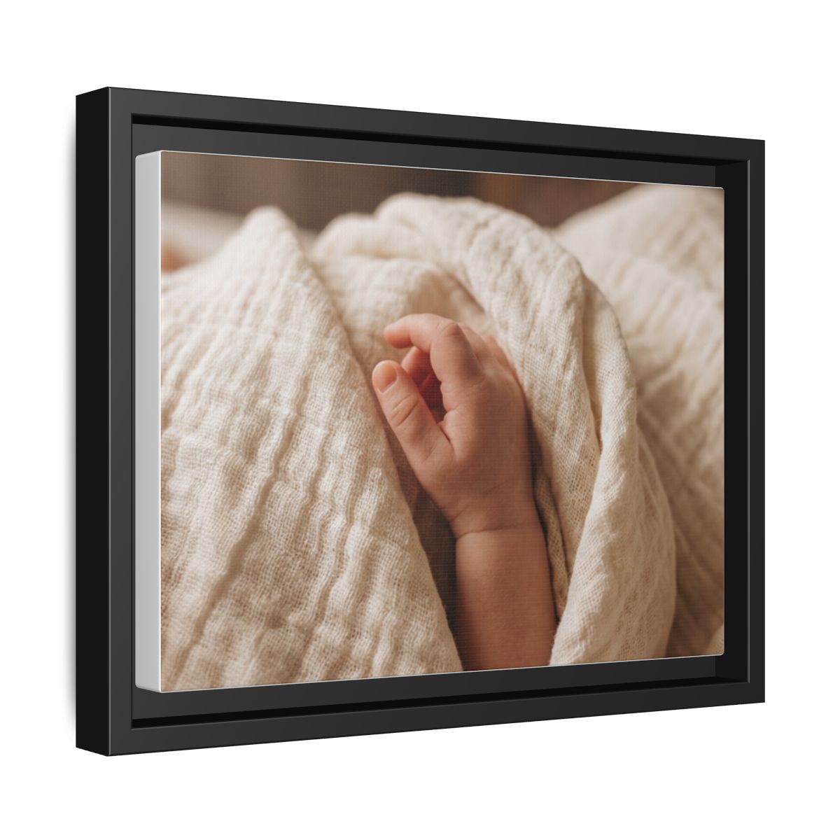 Framed Canvas - Minimalist Decor — Black / 1.25"
