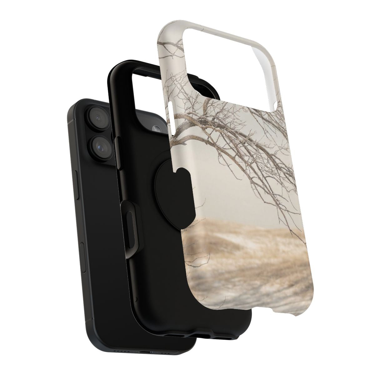 Impact-Resistant Cases - Tough Phone Case - Winter Tree Vibe— sizes part 2/2