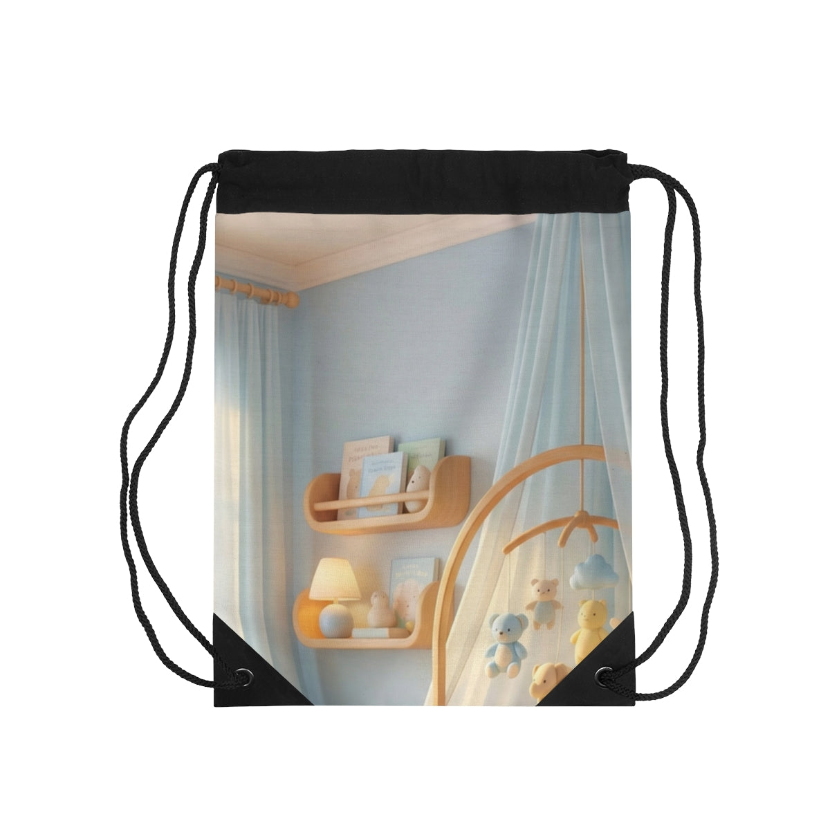 Serene Journey Drawstring Bag - Gym Ready