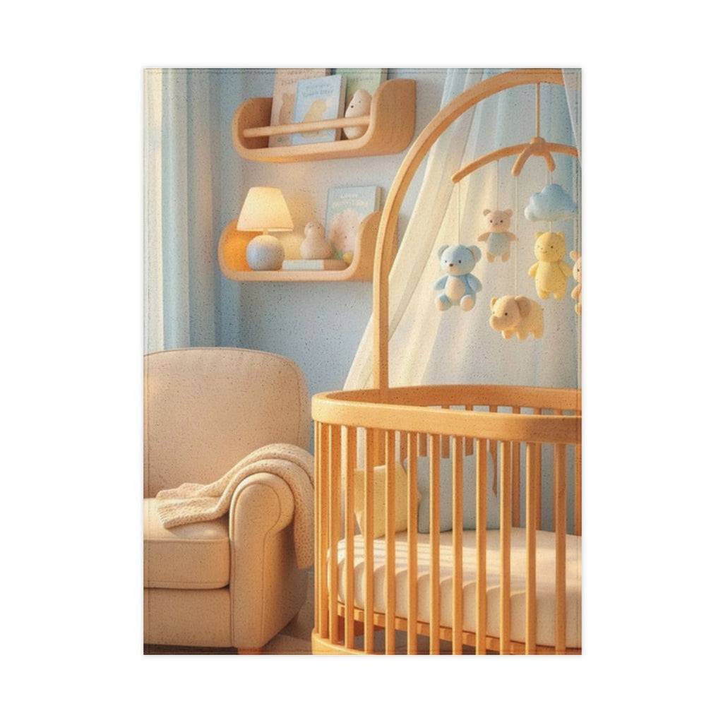 Toddler Blanket - Dreamy Serene Nursery Art | Echovira...