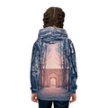 Sudadera infantil abadía gótica al atardecer