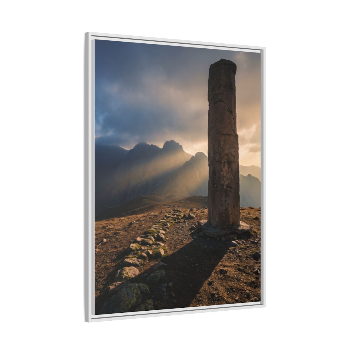 Framed Matte Canvas - Sun Peak