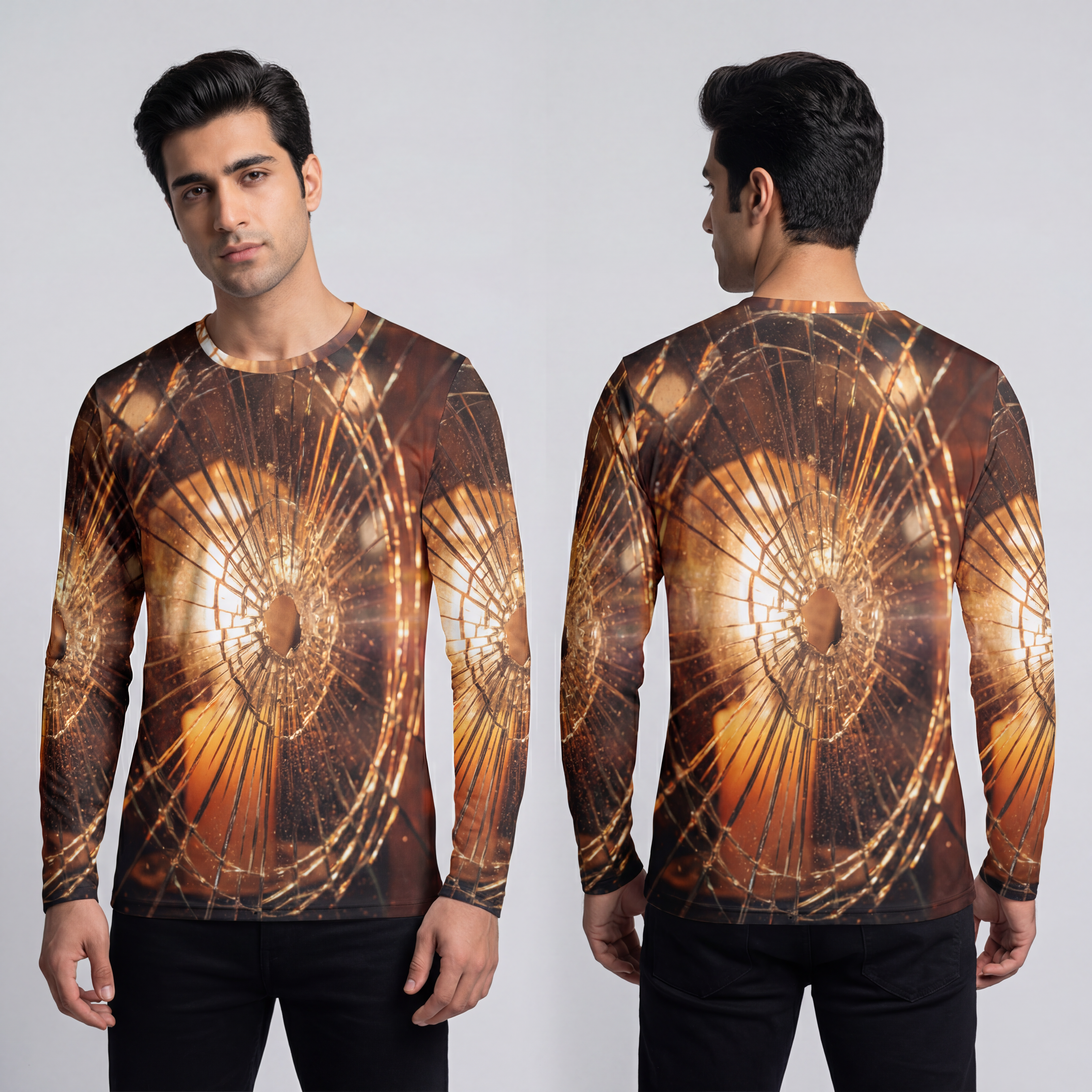 Men's Long Sleeve Shirt - Cinematic Vibe