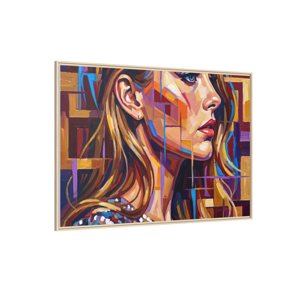 Framed Matte Canvas - Shattered Elegance (10×8, 12×9, 14×11...