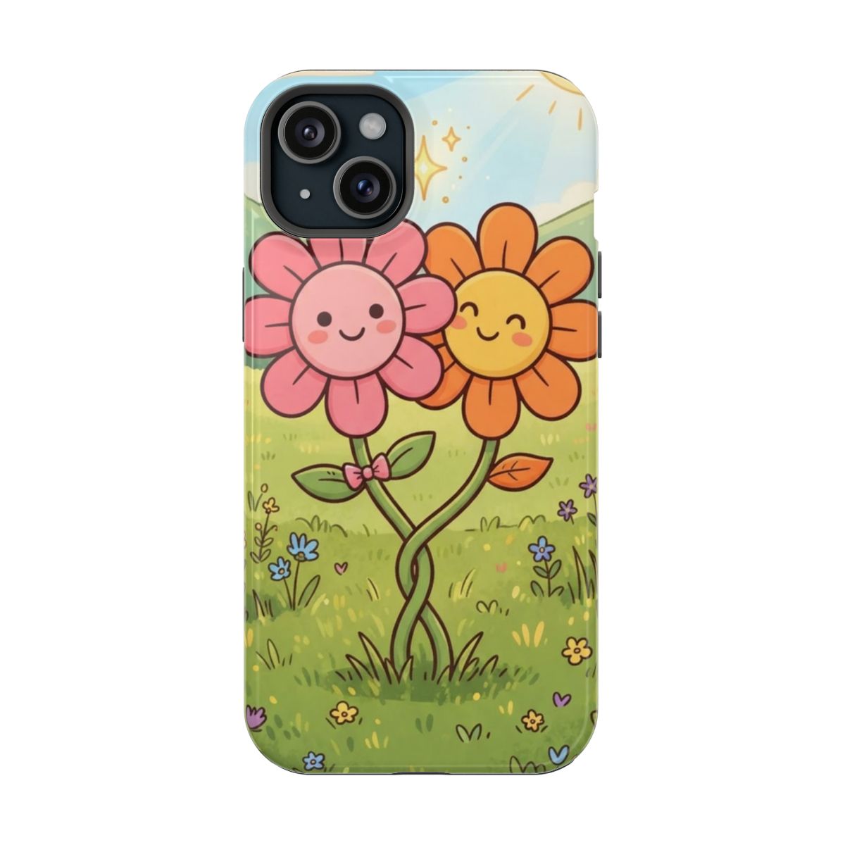 Impact-Resistant Cases - Sunny Meadow Friends Floral Art |...
