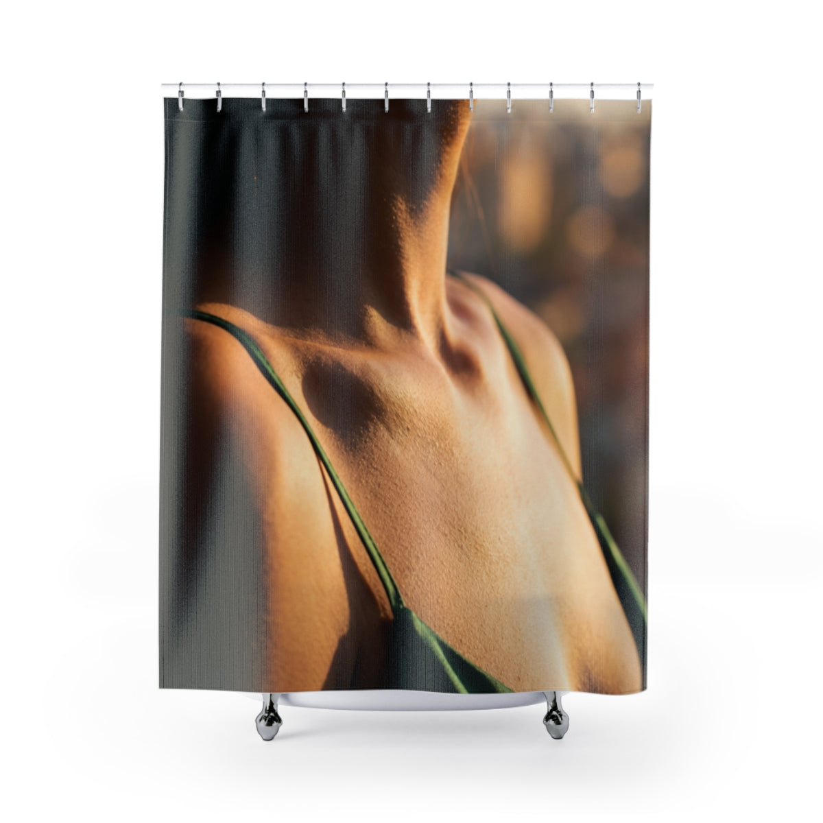 Shower Curtain - Golden Hour Oasis