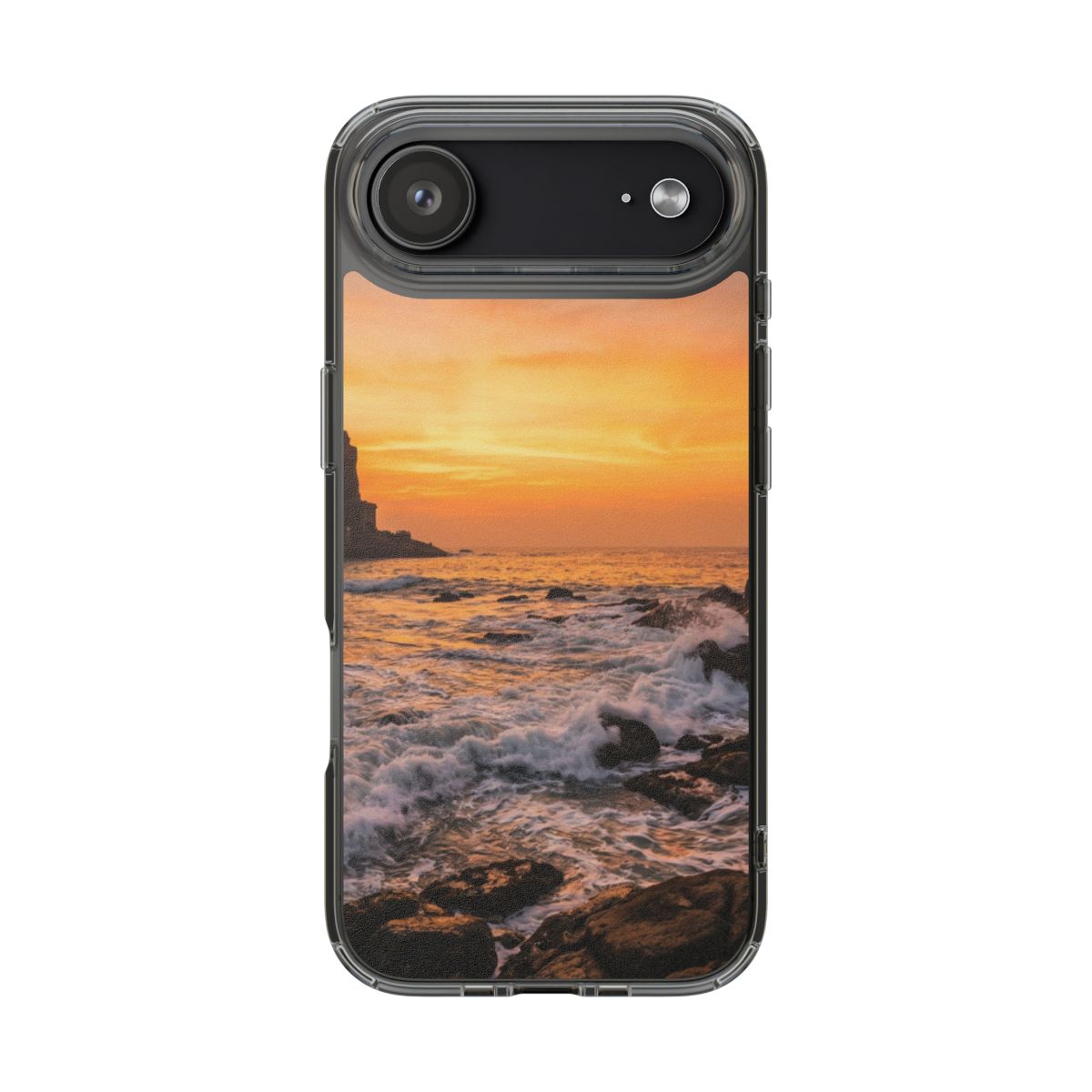 Clear Impact-Resistant Cases - Clear Phone Case - Golden...