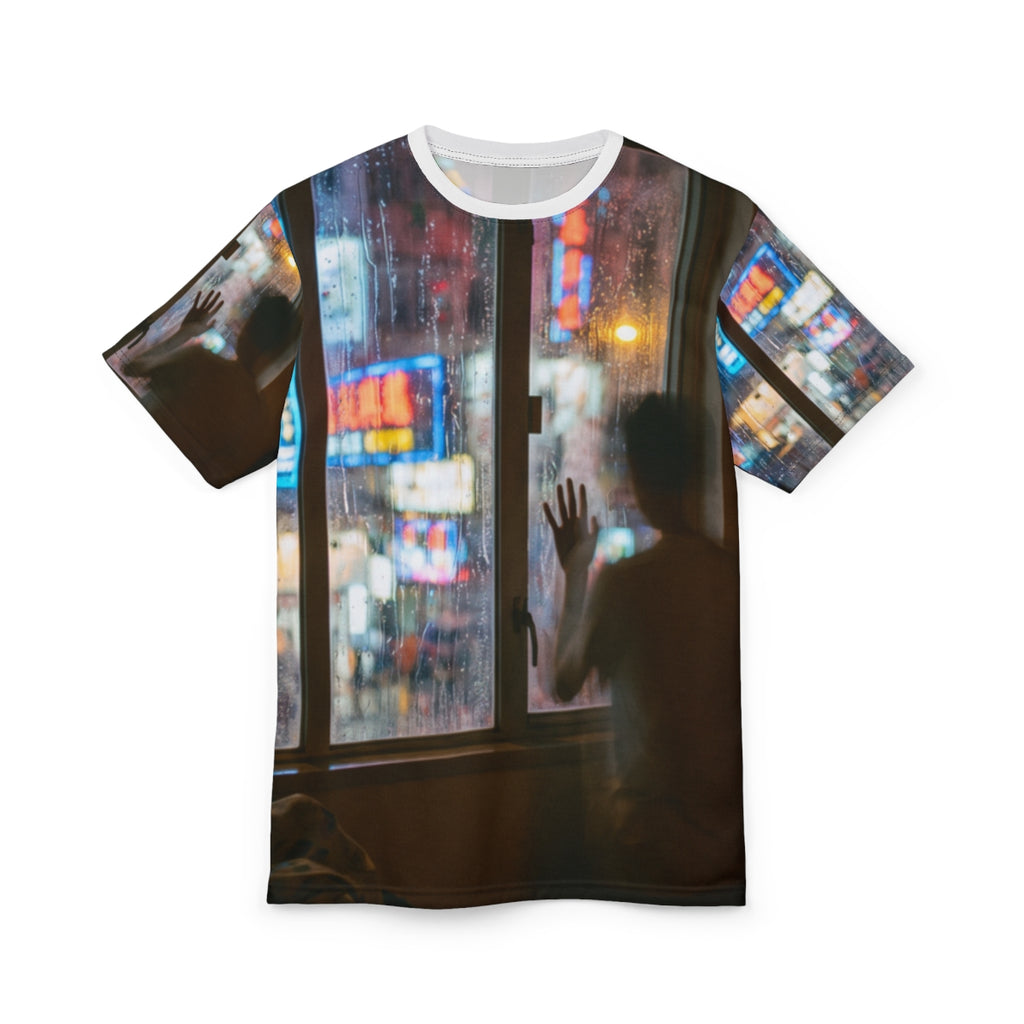 Unisex Cut & Sew Tee - Solitude City Rain | Echovira Gallery