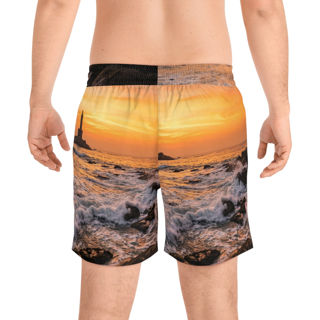 Men's Swim Shorts - Coast Sunset Waves